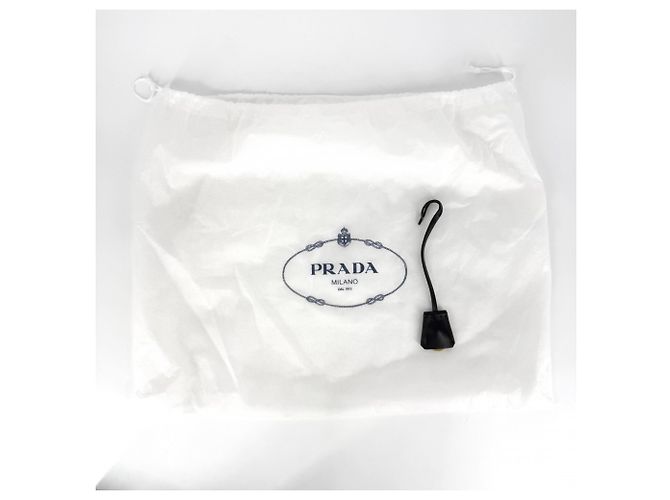 Prada Triangle Logo Tote Bag Schwarz - Ansicht 8
