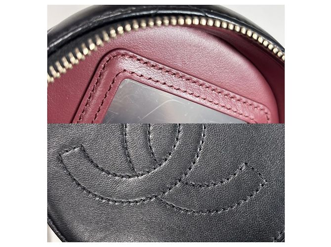 Vanity Borsa a tracolla Chanel Matelassé con catena da donna Nero - vista 9