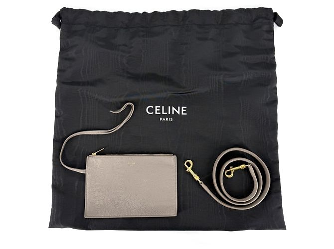Céline Borsa a tracolla Bucket 16 da donna Celine Marrone - vista 8