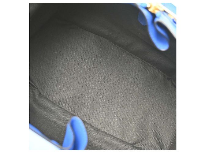 Loewe Hammock Leather Small Blu - vista 3