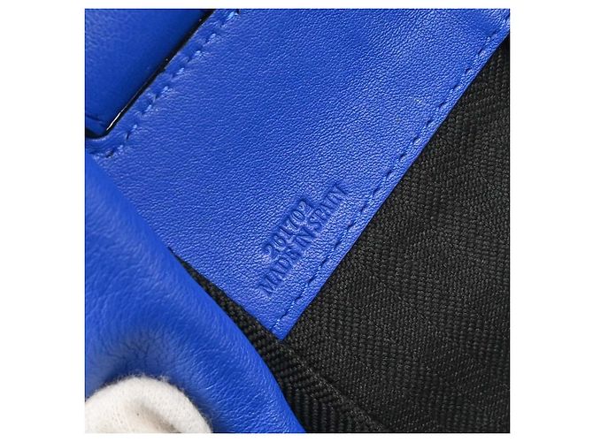 Loewe Hammock Leather Small Blu - vista 5