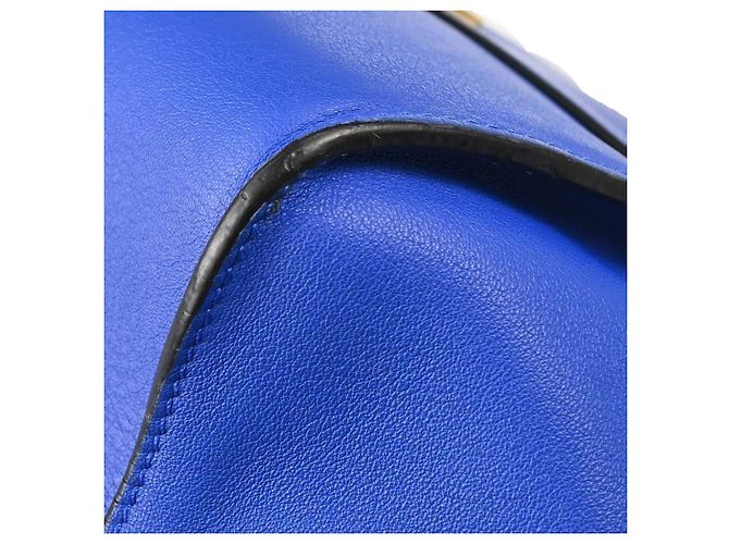 Loewe Hammock Leather Small Blu - vista 6
