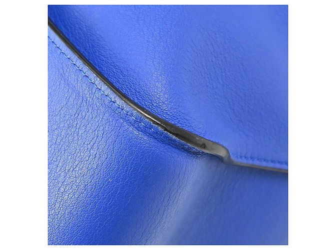 Loewe Hammock Leather Small Blu - vista 7