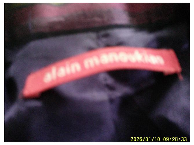 Alain Manoukian Giacca corta a righe Rosa Rosso Beige Verde Porpora - vista 7