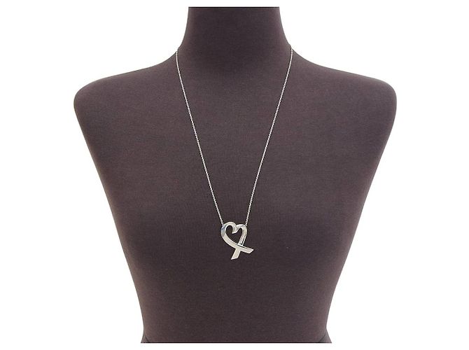 Tiffany & Co. Paloma Picasso Loving Heart Silver Argento - vista 6
