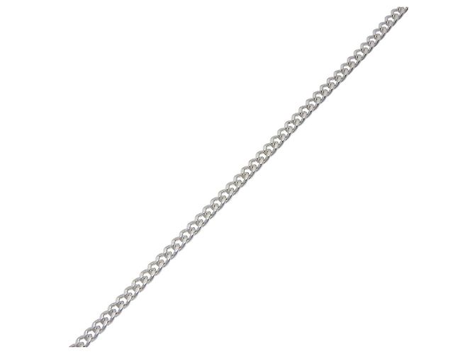 Pendente a maglie di catena Interlocking G inciso Gucci in argento sterling Large - vista 3