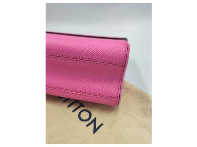 Louis Vuitton Twist MM Bolsa Couro Epi Rosa Fúcsia - vista 7