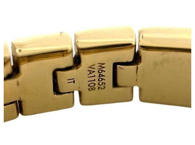 Louis Vuitton Bague Nanogram Tennis Ring D'oro - vista 4