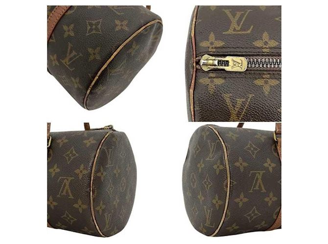 Borsa a mano Louis Vuitton Papillon 30 Marrone - vista 4