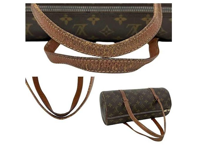 Borsa a mano Louis Vuitton Papillon 30 Marrone - vista 7