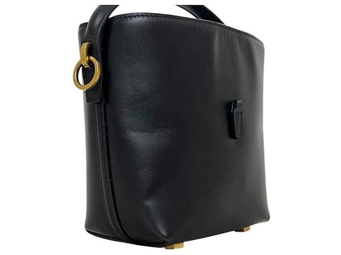Borsa a tracolla mini bucket Yves Saint Laurent Paris Nero - vista 8
