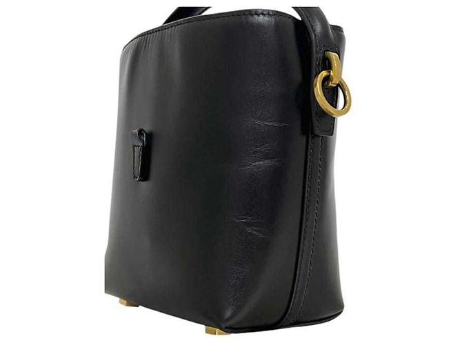 Borsa a tracolla mini bucket Yves Saint Laurent Paris Nero - vista 9