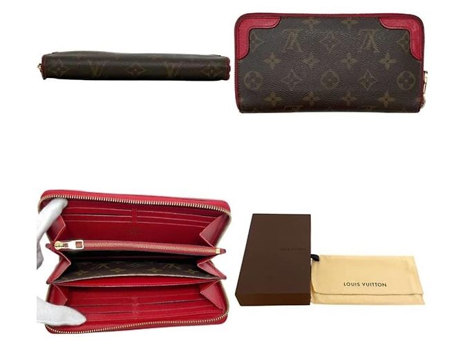 Louis Vuitton Zippy Round Langbrieftasche Braun - Ansicht 2