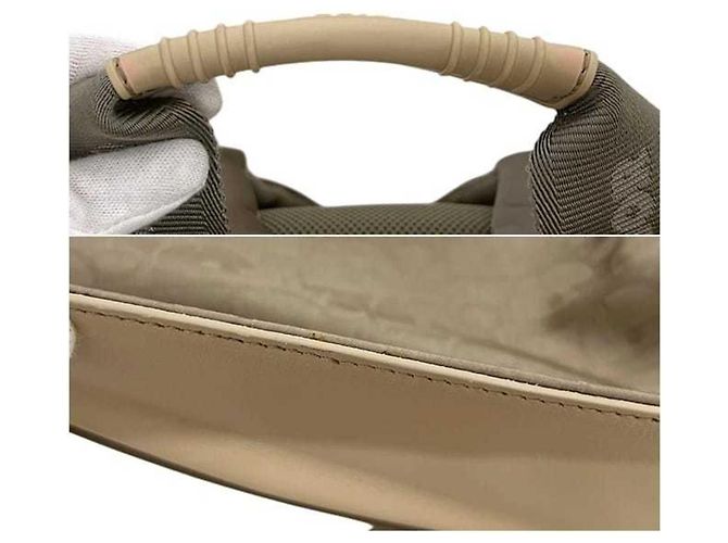 Zaino Christian Dior Cobra Beige Cachi - vista 6