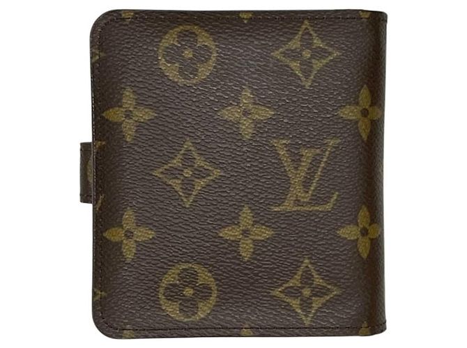 Cartera bi-fold Louis Vuitton Brown Monogram Castaño - vista 3