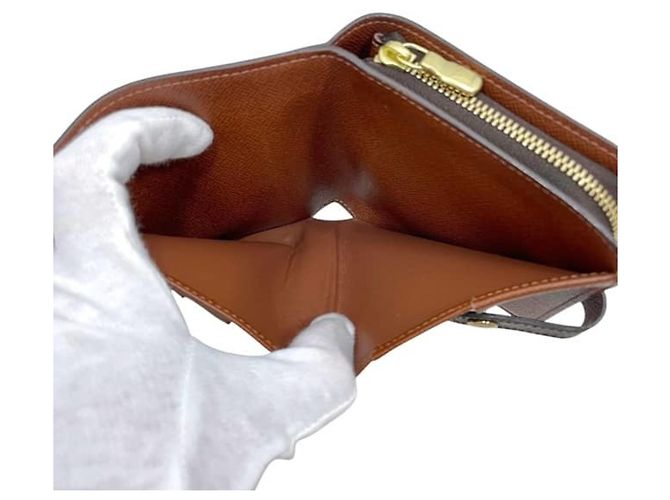 Cartera bi-fold Louis Vuitton Brown Monogram Castaño - vista 5