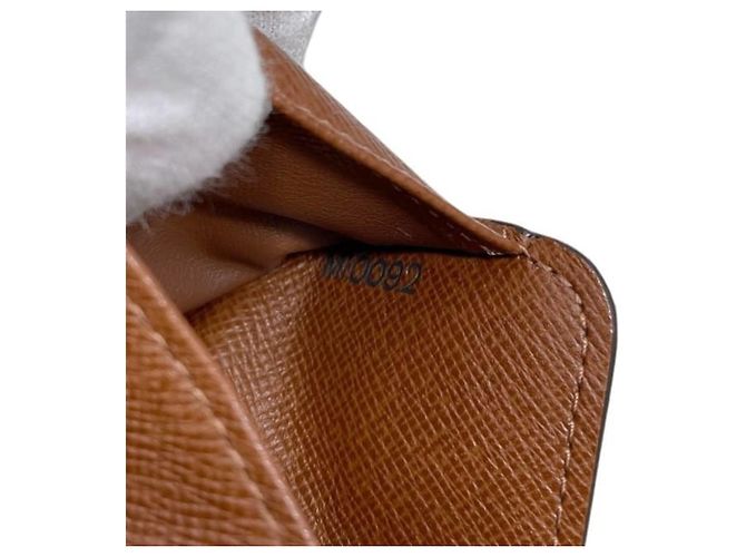 Cartera bi-fold Louis Vuitton Brown Monogram Castaño - vista 8