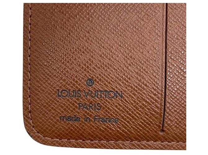 Cartera bi-fold Louis Vuitton Brown Monogram Castaño - vista 9