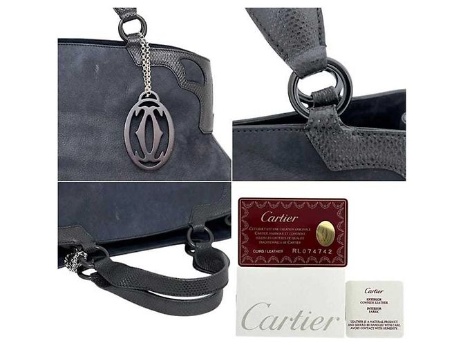 Borsa Cartier Marcello Nero - vista 3