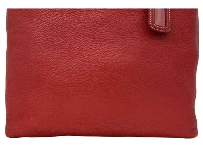 Borsa Tote Prada Vitello Daino Fuoco Red Rosso - vista 10
