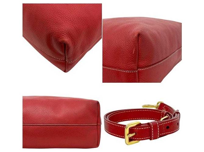 Borsa Tote Prada Vitello Daino Fuoco Red Rosso - vista 7