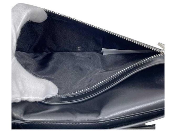 Borsa a pochette tri-fold Versace nera Nero - vista 3