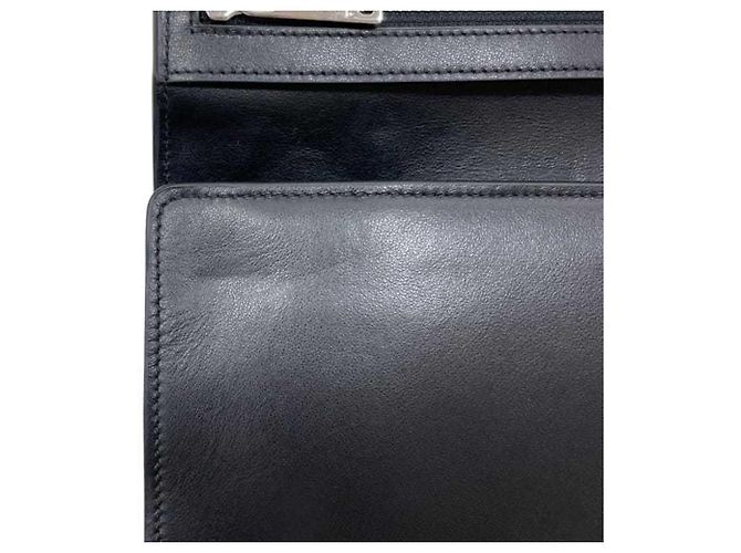 Borsa a pochette tri-fold Versace nera Nero - vista 9