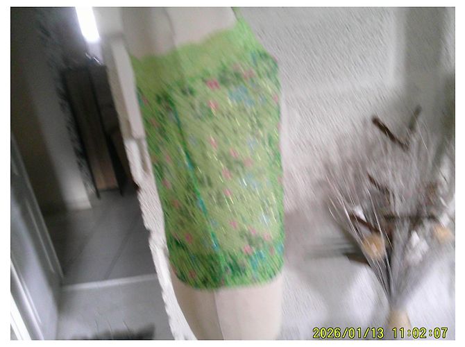 Autre Marque Regata Lulu.H Paris verde com estampado floral Rosa Azul - vista 4