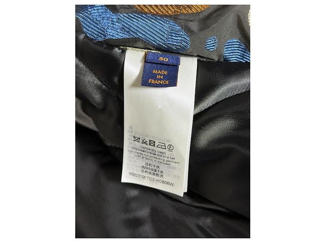 Louis Vuitton Bomber Graphique Multicolore T50 Nuovo Marrone Bianco Blu Verde scuro - vista 11