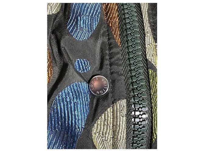 Louis Vuitton Bomber Graphique Multicolore T50 Nuovo Marrone Bianco Blu Verde scuro - vista 4