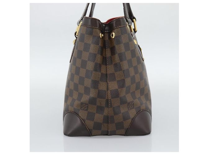 Louis Vuitton Hampstead Damier PM Marrone - vista 3