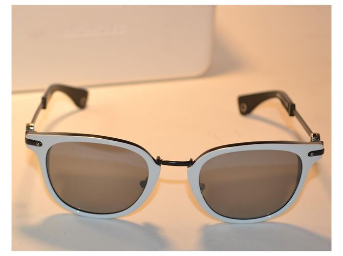 Occhiali da sole Moncler Nero Bianco - vista 2