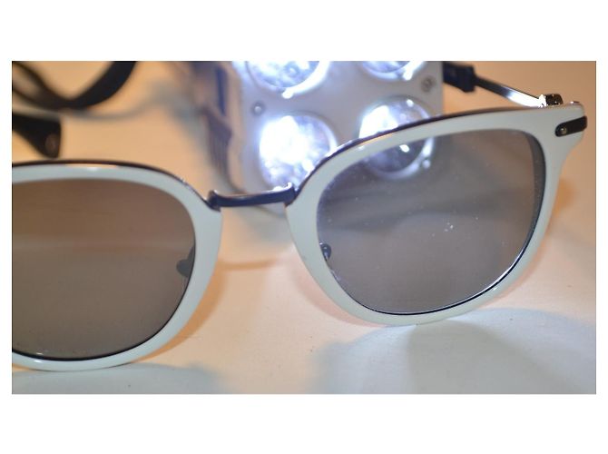 Occhiali da sole Moncler Nero Bianco - vista 9