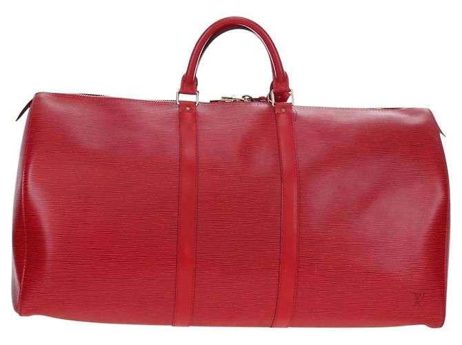 Louis Vuitton Keepall Epi 55 Rosso - vista 2
