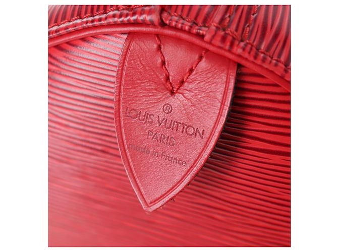 Louis Vuitton Keepall Epi 55 Rosso - vista 6