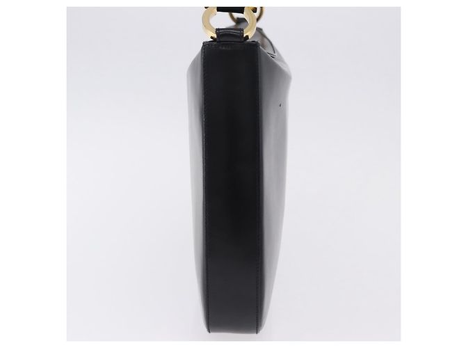 Salvatore Ferragamo Gancini Leather Nero - vista 4