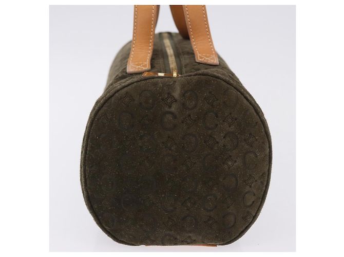 Céline Celine C Macadam Camoscio e Pelle Verde - vista 5