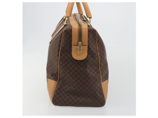 Céline Celine boston Macadam Canvas Marrone - vista 5