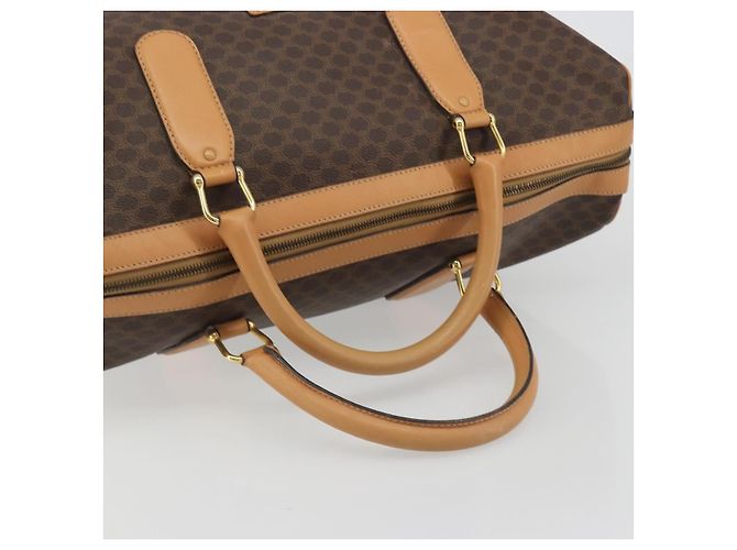 Céline Celine boston Macadam Canvas Marrone - vista 7
