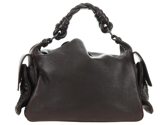 Bottega Veneta Cocker Hobo Leather Marrone - vista 2