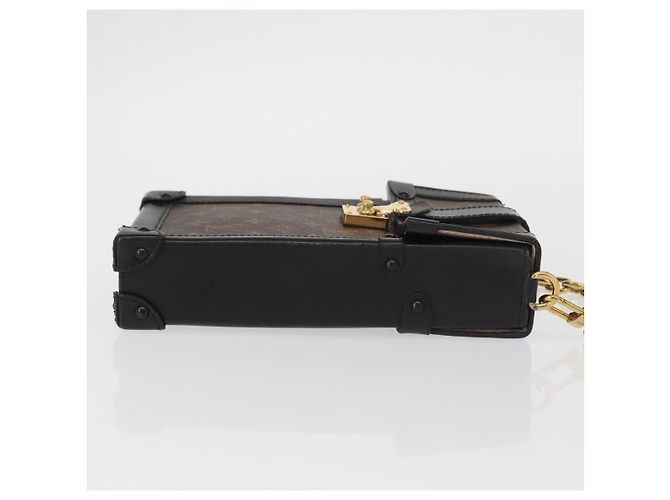 Louis Vuitton Vertical Trunk Pochette Monogram Canvas Marrone - vista 3