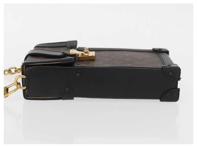 Louis Vuitton Vertical Trunk Pochette Monogram Canvas Marrone - vista 4
