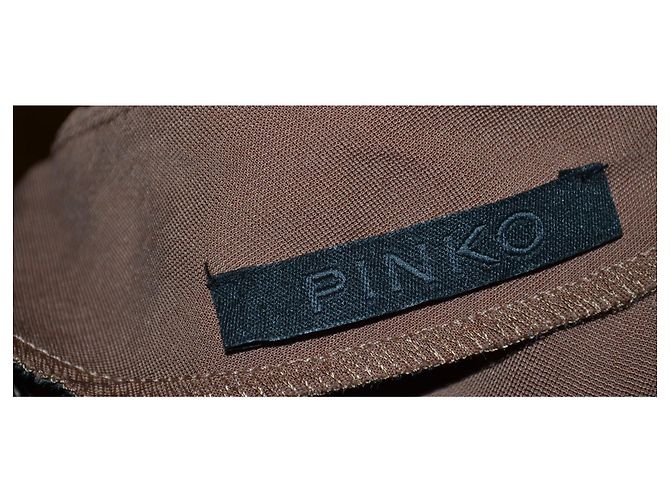 Pinko Braunes Etuikleid - Ansicht 6