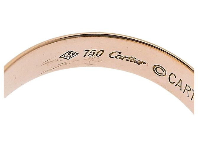 Anello Cartier Trinity in oro rosa bianco e giallo 18K D'oro - vista 2