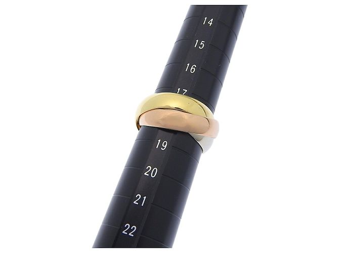 Anello Cartier Trinity in oro rosa bianco e giallo 18K D'oro - vista 6