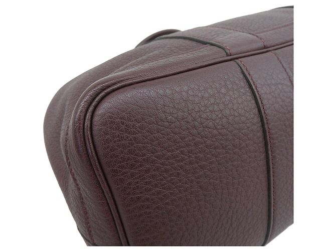 Hermès Borsa Tote Hermes Garden PM Bordò - vista 4