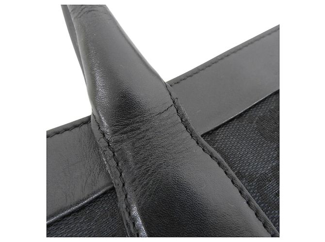 Borsa a mano/Tote Bag Gucci in tela GG nera Nero - vista 6