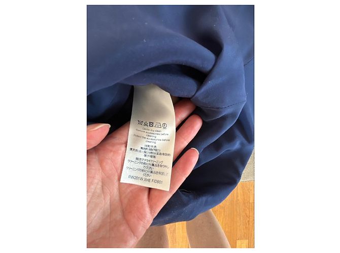 Vestido Louis Vuitton con bordado Azul oscuro - vista 5