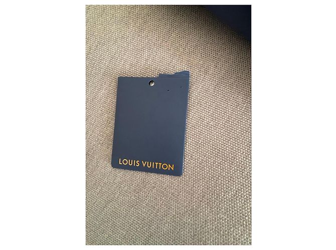 Vestido Louis Vuitton con bordado Azul oscuro - vista 8