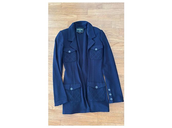 Chanel Giacca da donna blu scuro - vista 2